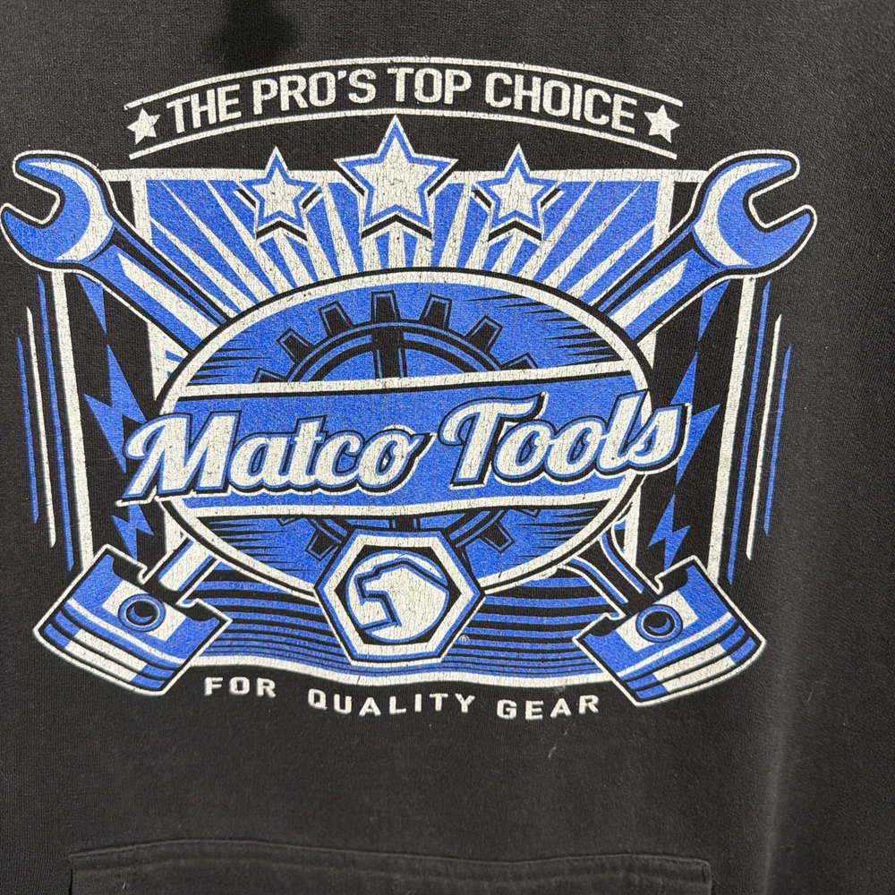 MATCO Tools Men's L PISTON Long Sleeve‎ Hoodie Sweatshirt Well-Made SOFT!